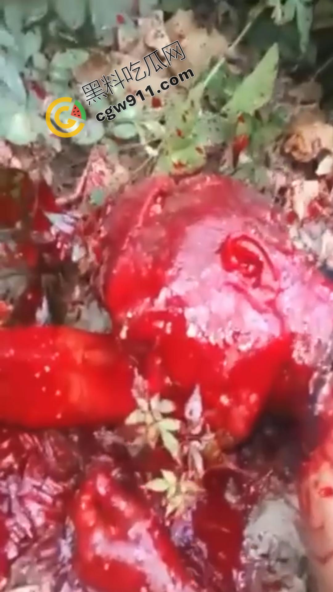 恐怖血腥暴力场面！奸夫惨遭铁镐猛砸，头颅血流如注，现场骇人至极，胆小者勿点！-8