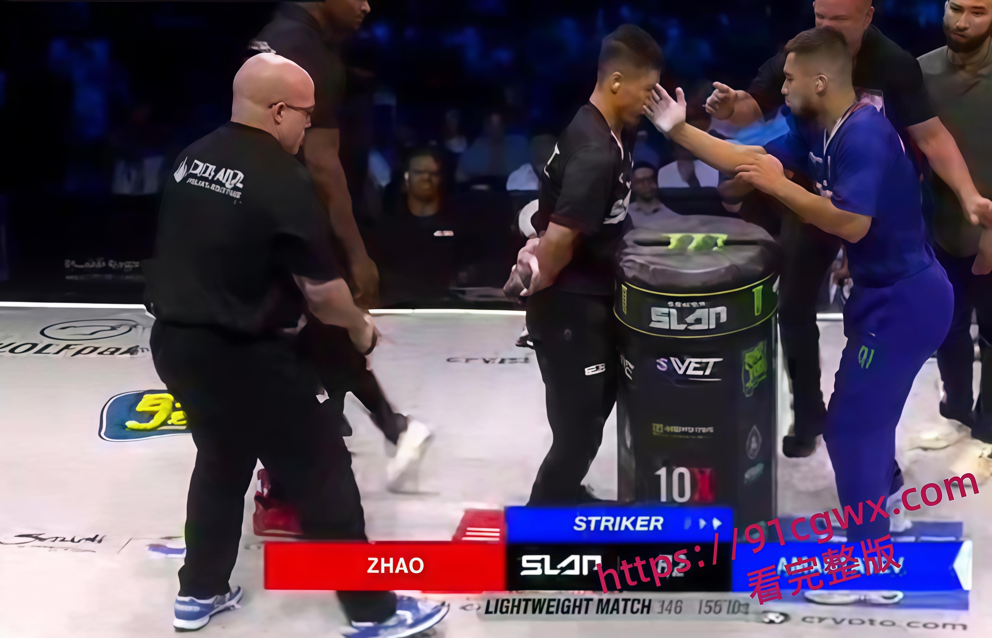 中国通背拳传人赵鸿刚参加UFC扇耳光大赛被对手KO引发全网热议！-4