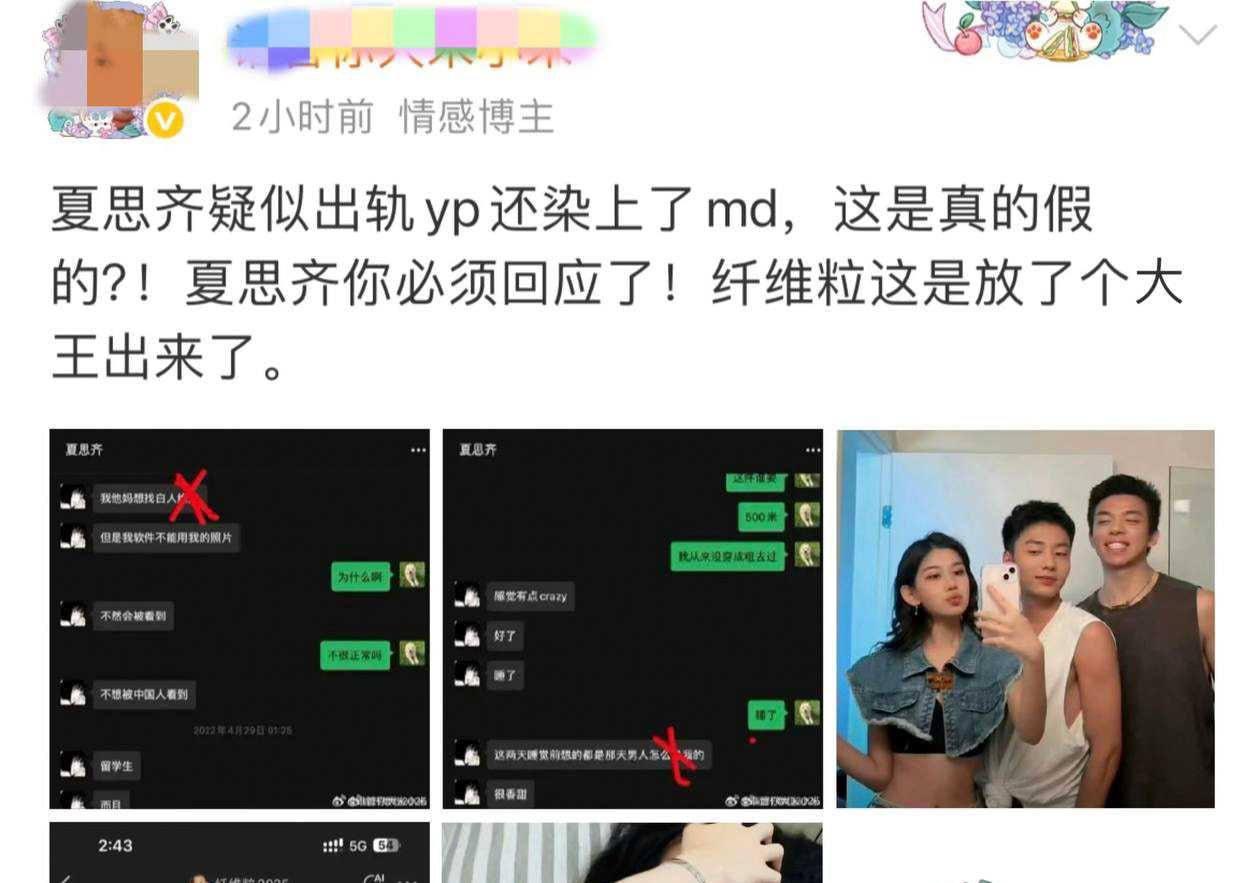 抖音百万网红夏思齐火爆全网 出轨约炮外国大屌 染上梅毒传给现男友刑万里 录音 聊天记录 做爱视频石锤 女神人设塌房-5